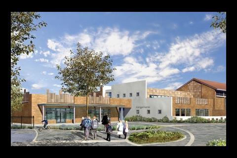 The first of the new schools, Kingshurst, is under construction